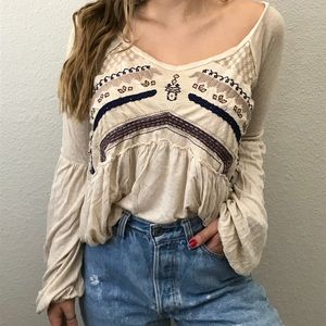Free people long sleeve top
